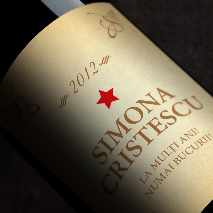 Vin personnalisé - Classic Birthday