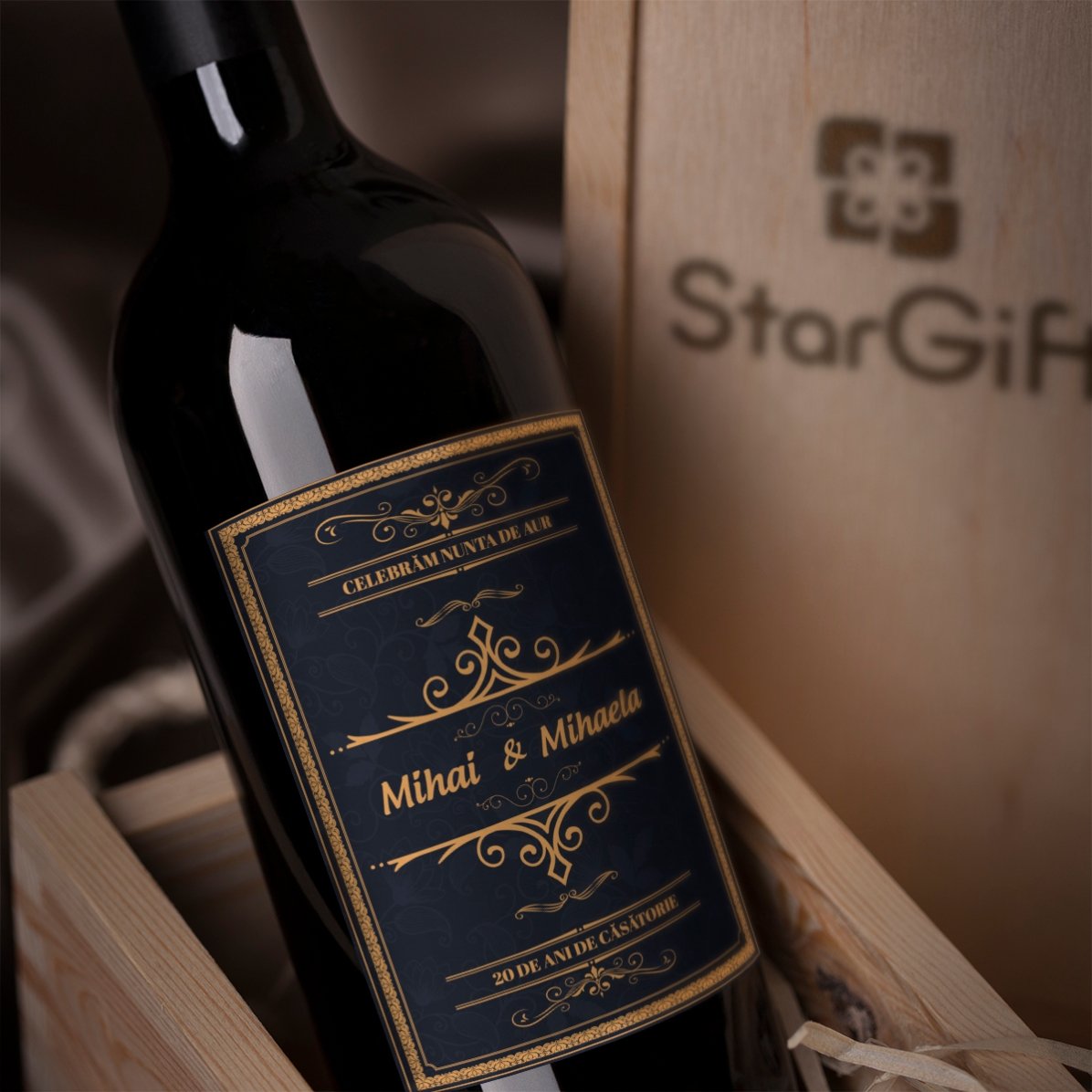 Vin personnalisé avec un message - Célébration