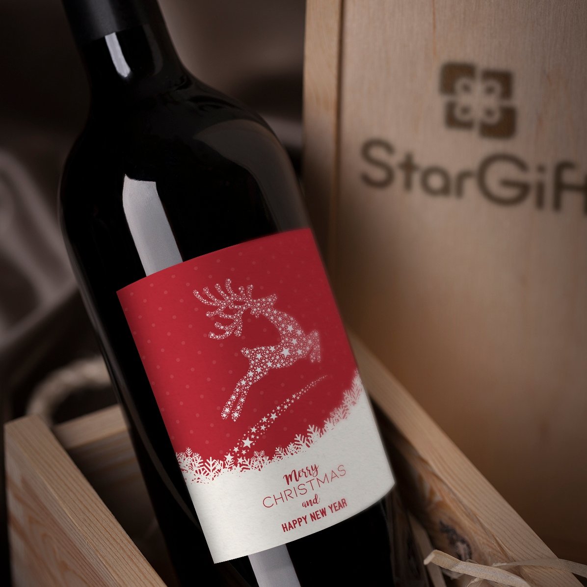 Vin personnalisé avec inscription - Modèle Reni