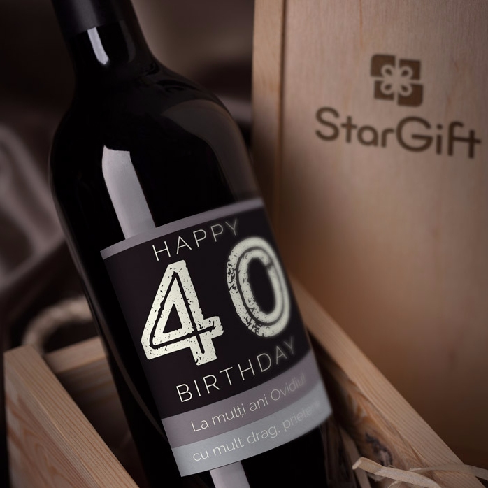 Vin personnalisé - Joyeux anniversaire