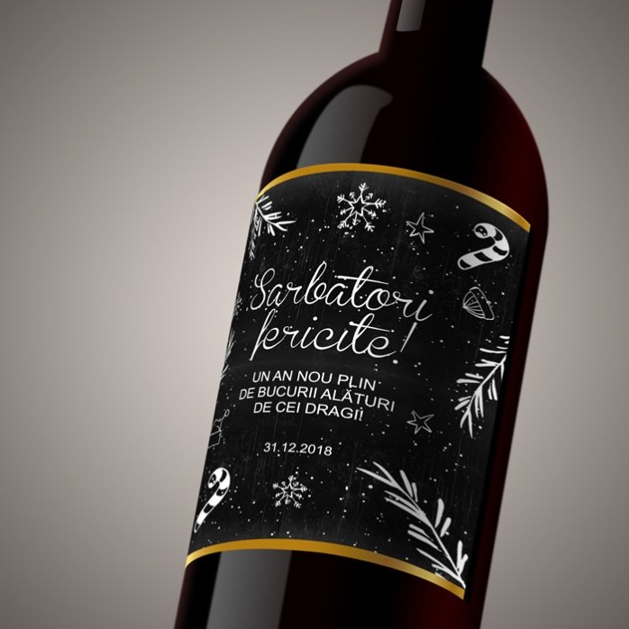 Vin personnalisé - Christmas Time