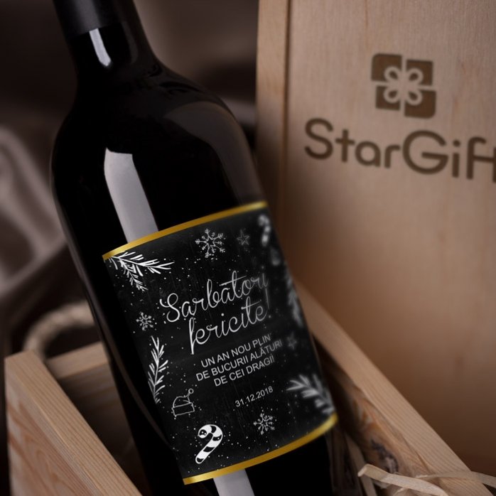 Vin personnalisé - Christmas Time