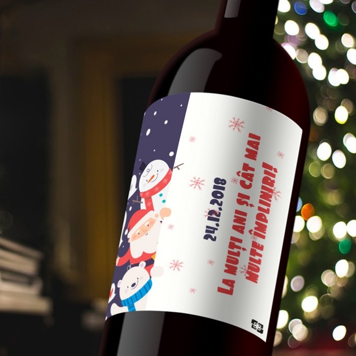 Vin personnalisé - Père Noël