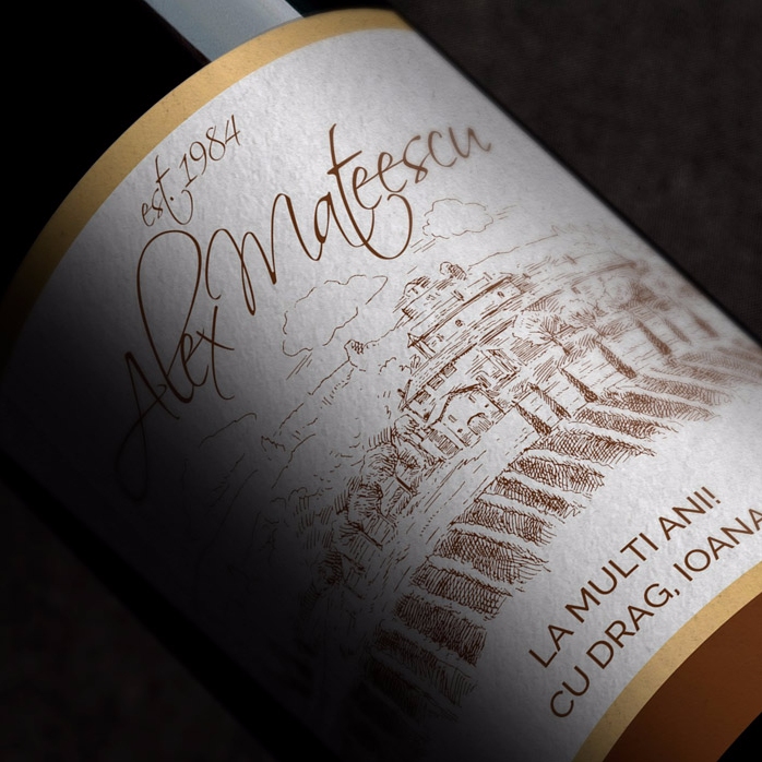 Vin personnalisé - millésime haut de gamme