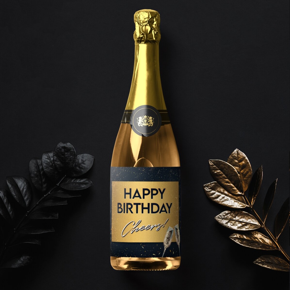 Vin mousseux personnalisé - Fête d