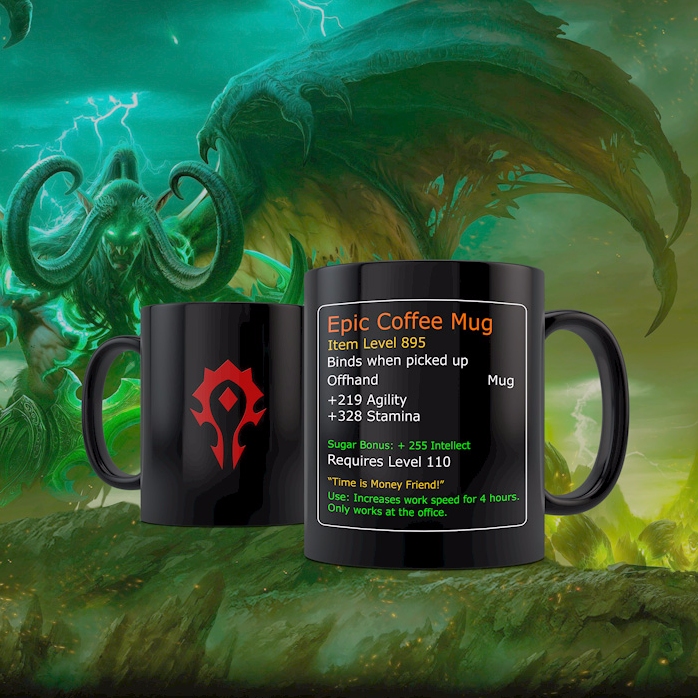 Tasse à café « World of Warcraft » en édition épique